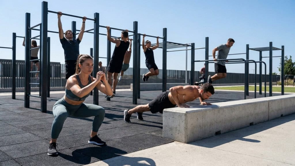 Repetições parciais podem turbinar sua hipertrofia com exercícios usando apenas o peso do corpo