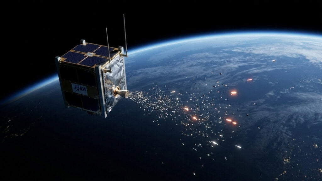 O projeto do Japão para criar uma chuva de meteoros artificial que brilha intensamente no céu