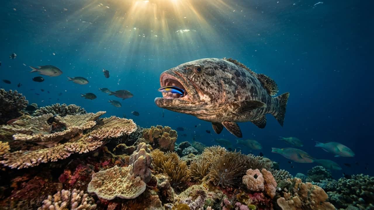 O curioso acordo de paz no fundo do mar que impede peixes famintos de comerem seus dentistas