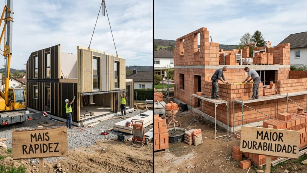 Casa pré-fabricada ou alvenaria, qual custa menos?