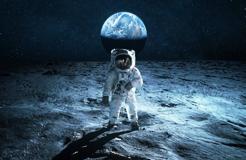 homem na lua astronauta