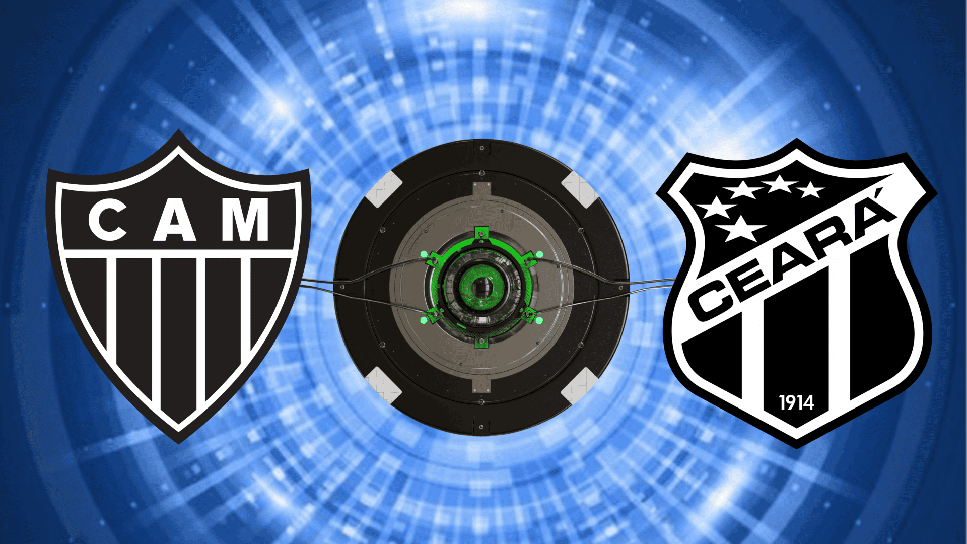 Escudos de Atlético Mineiro e Ceará