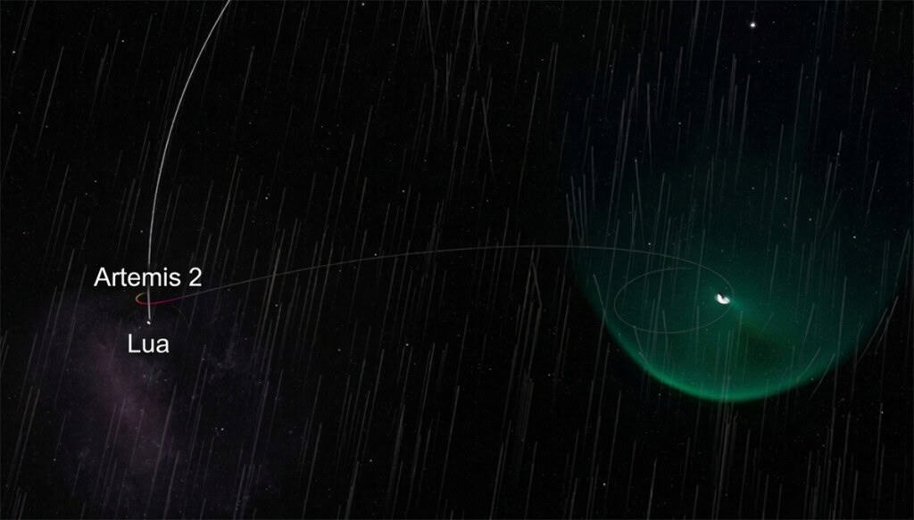 radiação nasa artemis 2 lua