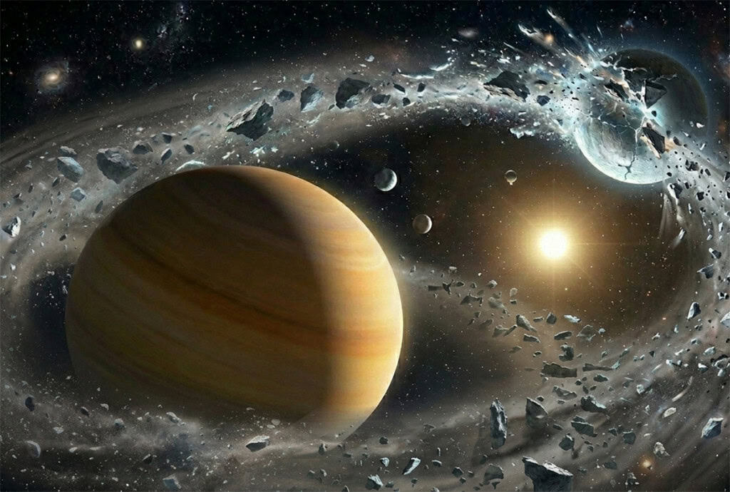 crisálida lua anéis saturno