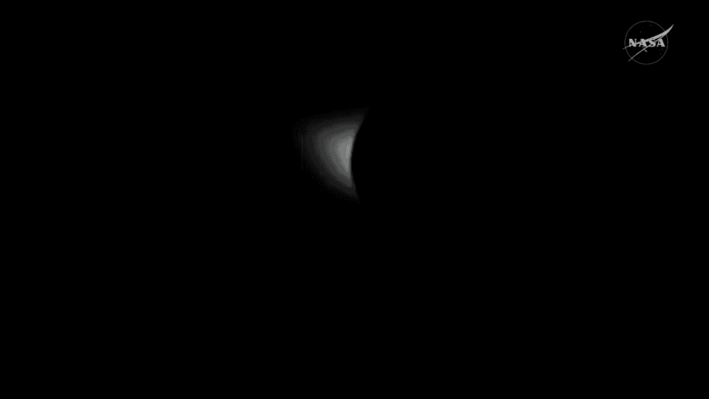 Imagem do Sol voltando a aparecer na Orion