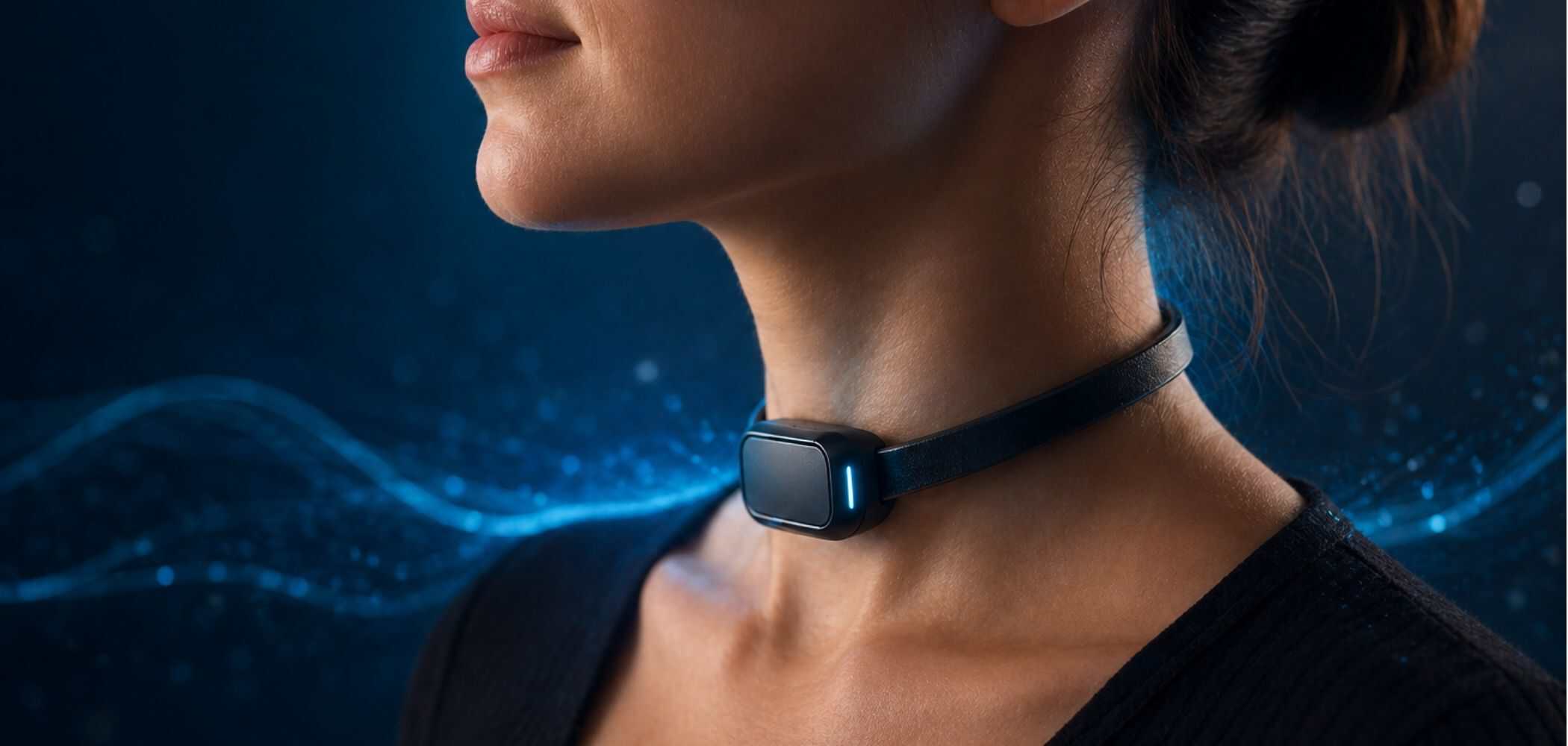 Gargantilha com IA transforma fala silenciosa em voz audível