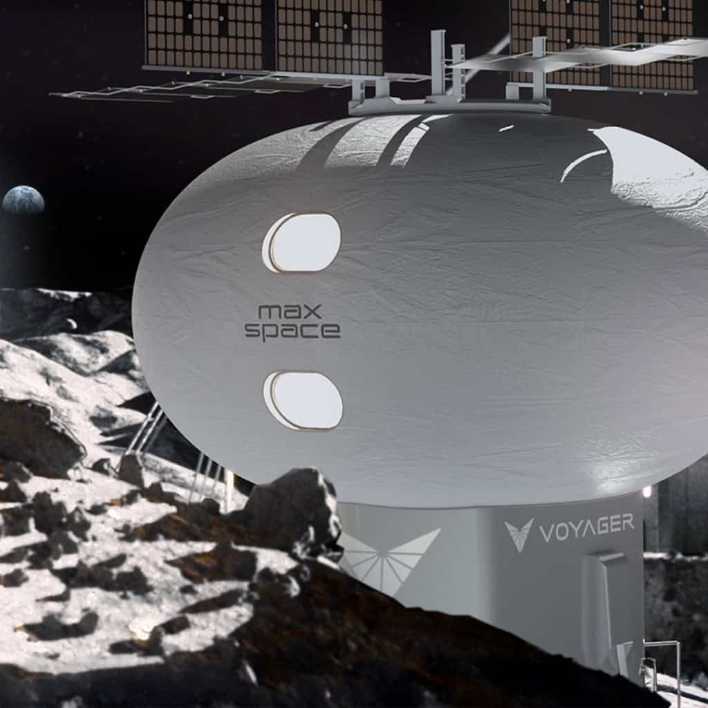 habitat inflável lua