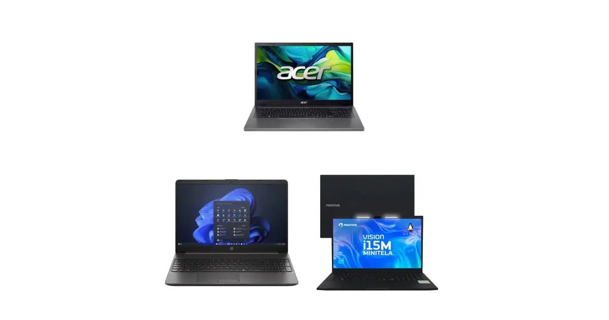 3 ofertas imperdíveis de COMPUTADORES E NOTEBOOKS com até 37% de desconto