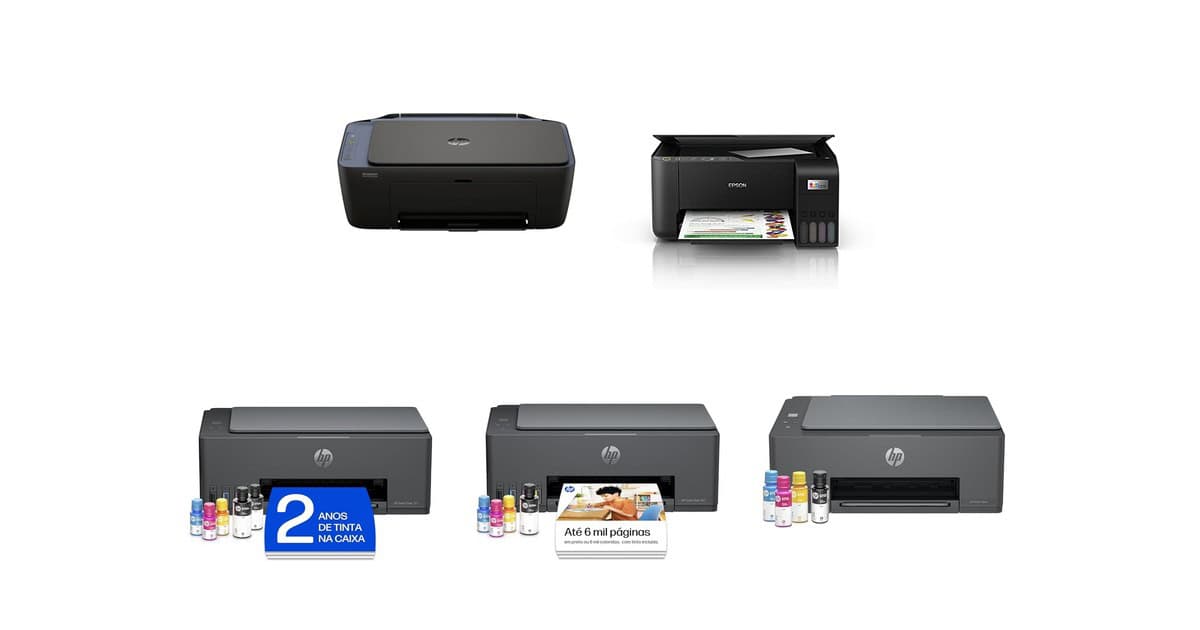 10 ofertas de Impressoras que valem a pena conferir agora