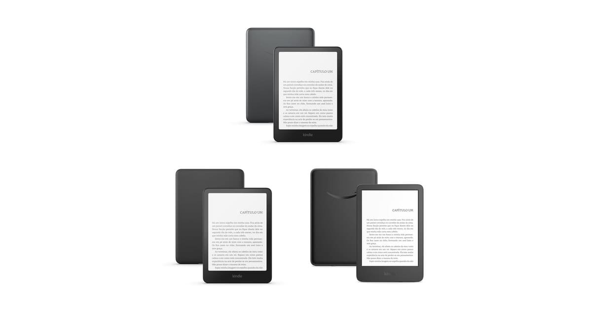 3 ofertas de Kindles e E-readers para quem quer ler mais gastando menos