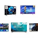 5 Smart TVs 4K em oferta: opções QLED, Google TV e mais para renovar sua sala