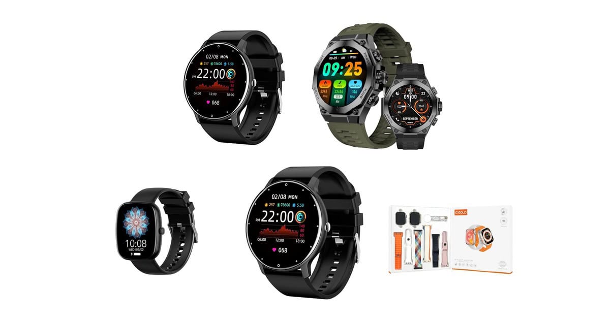 5 ofertas de Smartwatches para você monitorar sua saúde e estilo sem gastar muito