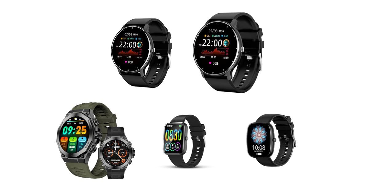 5 smartwatches em oferta na Amazon: encontre o modelo ideal para você