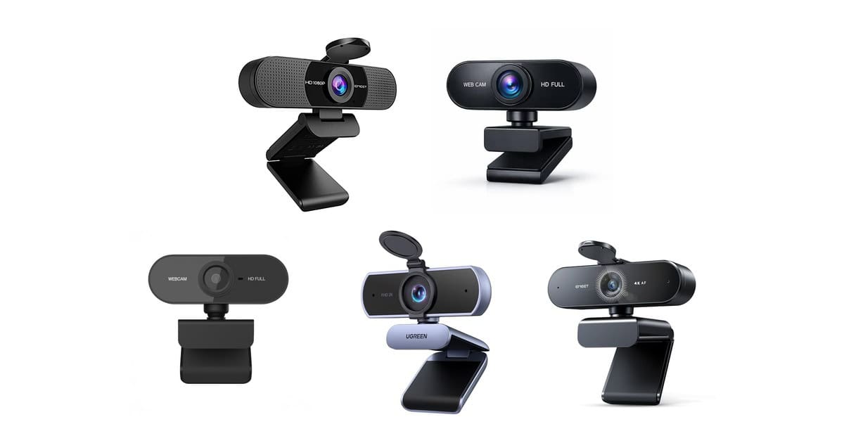 5 ofertas de Webcams e Microfones para turbinar seu setup em casa ou no trabalho