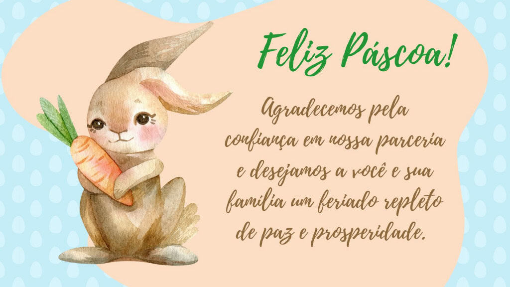 mensagem de feliz páscoa para clientes