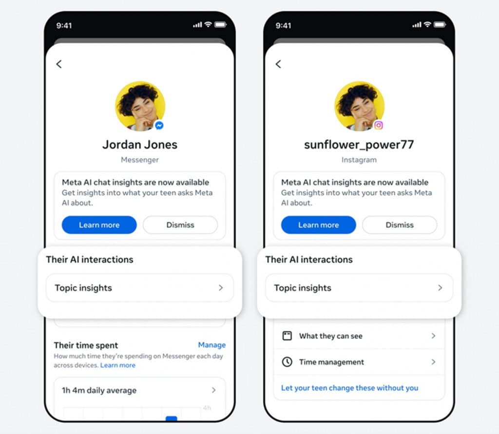 Novo recurso da Meta vai permitir que pais vejam o que os filhos conversam com a IA