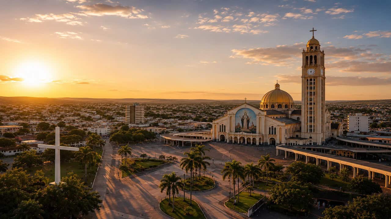 O “Vaticano de Goiás” reorganiza trânsito, comércio e expansão urbana ao redor de templos gigantescos