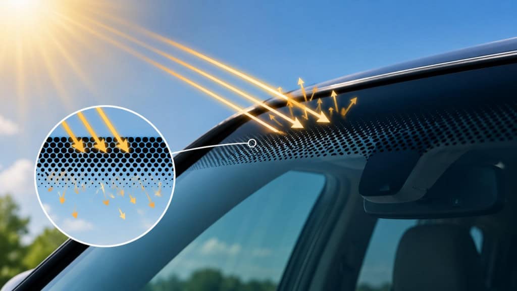 Nunca mais ignore: o pequeno ponto preto nas janelas de vidro dos carros tem uma função que poucos conhecem