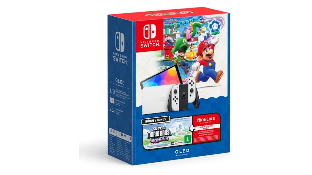 Nintendo Switch OLED + Super Mario Bros. Wonder