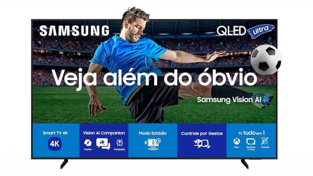 TV Samsung Vision AI 55 polegadas