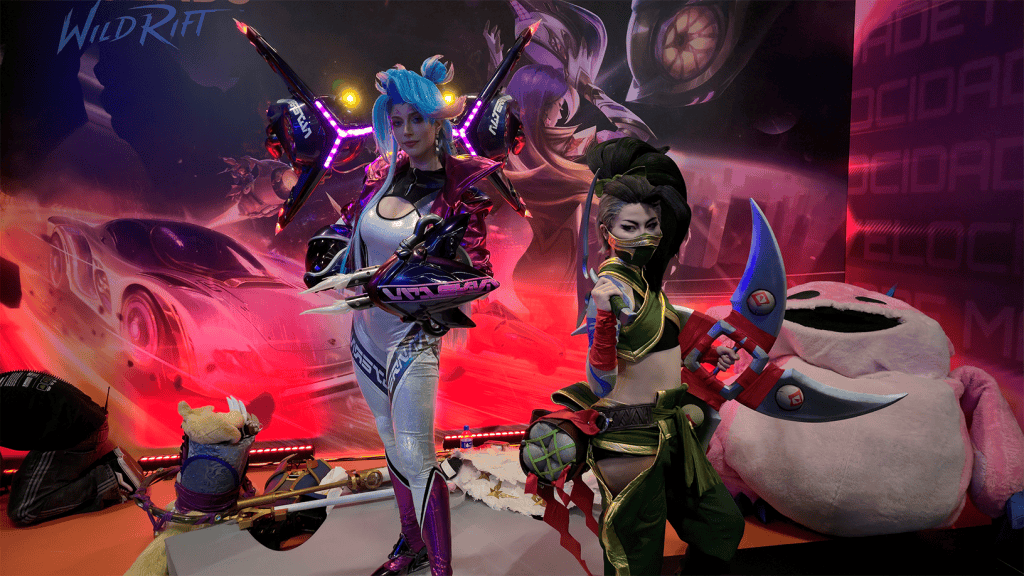 Cosplays de Wilf Rift e League of Legends, algo que impressiona até mesmo os desenvolvedores da Riot Games.