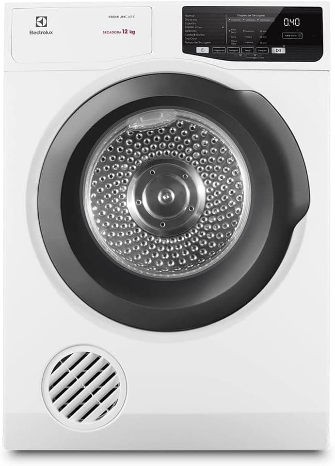 Secadora de Roupas Electrolux 12Kg Branca Premium Care com Autosense