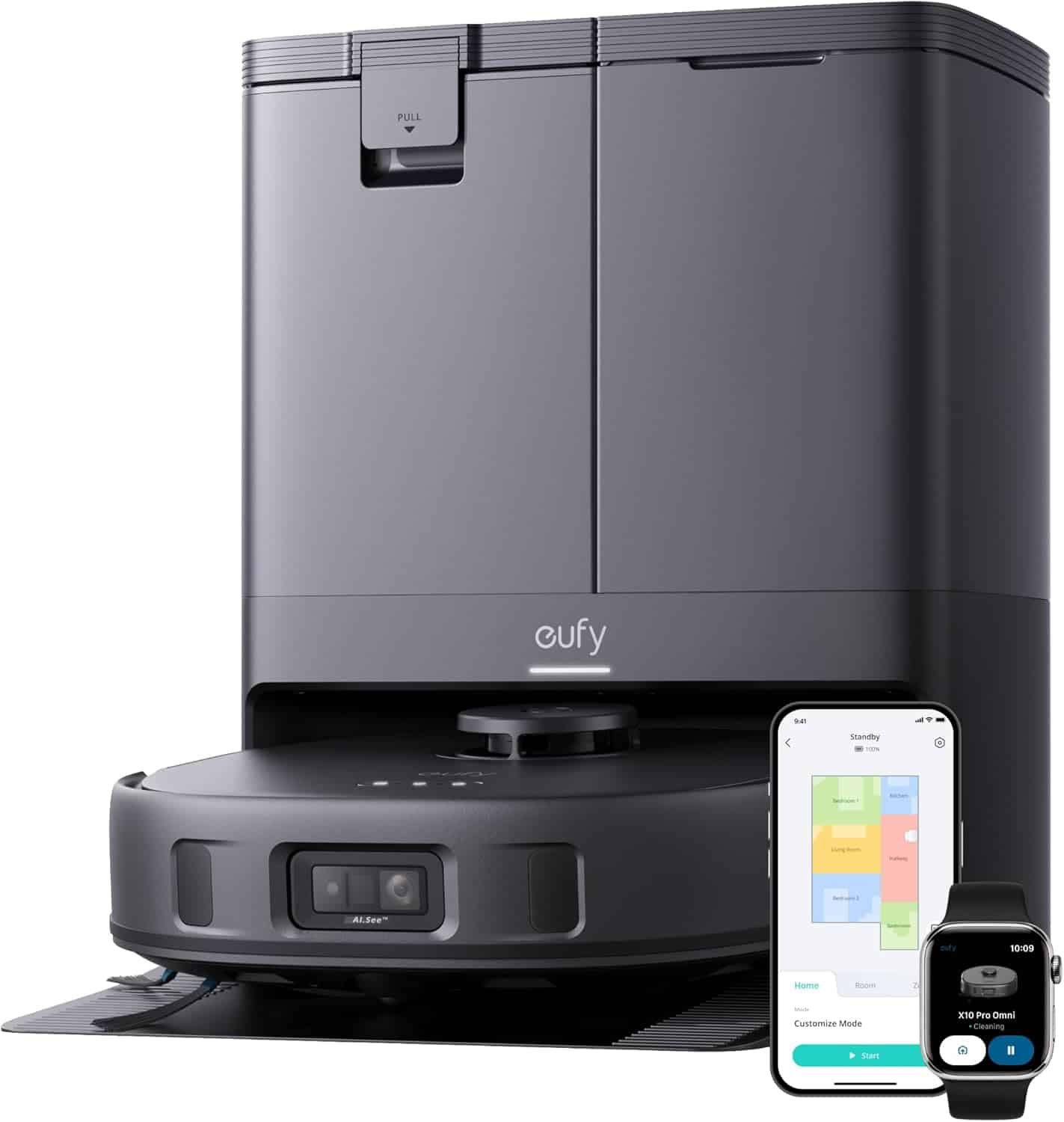 eufy X10 Pro Robô aspirador, Aspiração forte