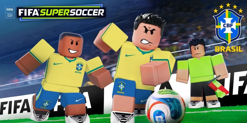CBF e Gamefam levam Seleção Brasileira para Roblox em evento especial de FIFA Super Soccer
