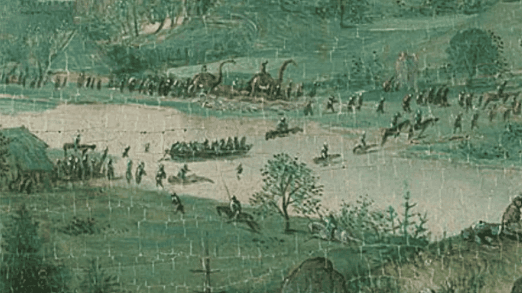 Dinossauros e seres humanos viveram juntos? Quadro renascentista levanta