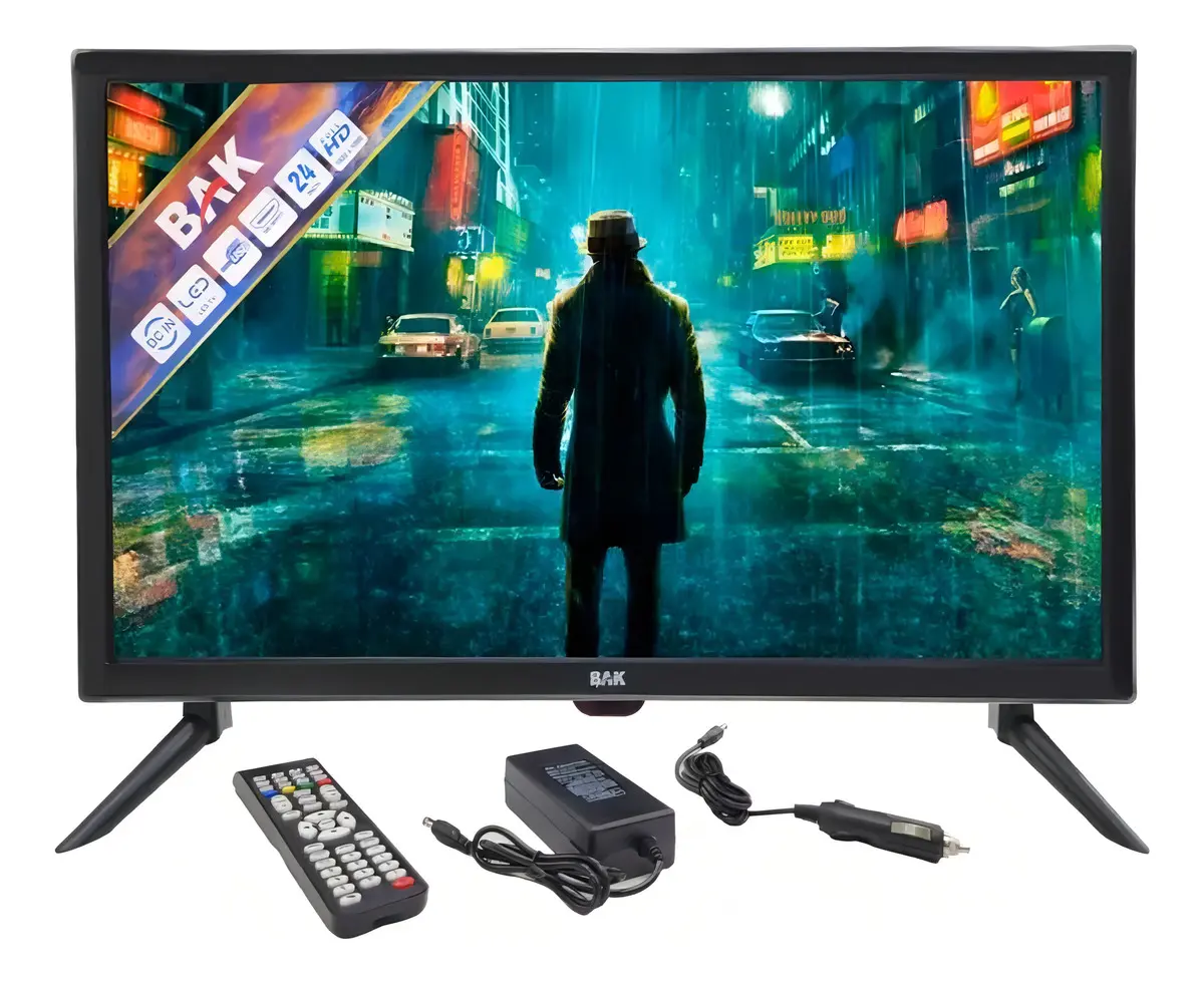 TV 20 LED Bak HD HDMI USB VGA Conversor Digital Integrado