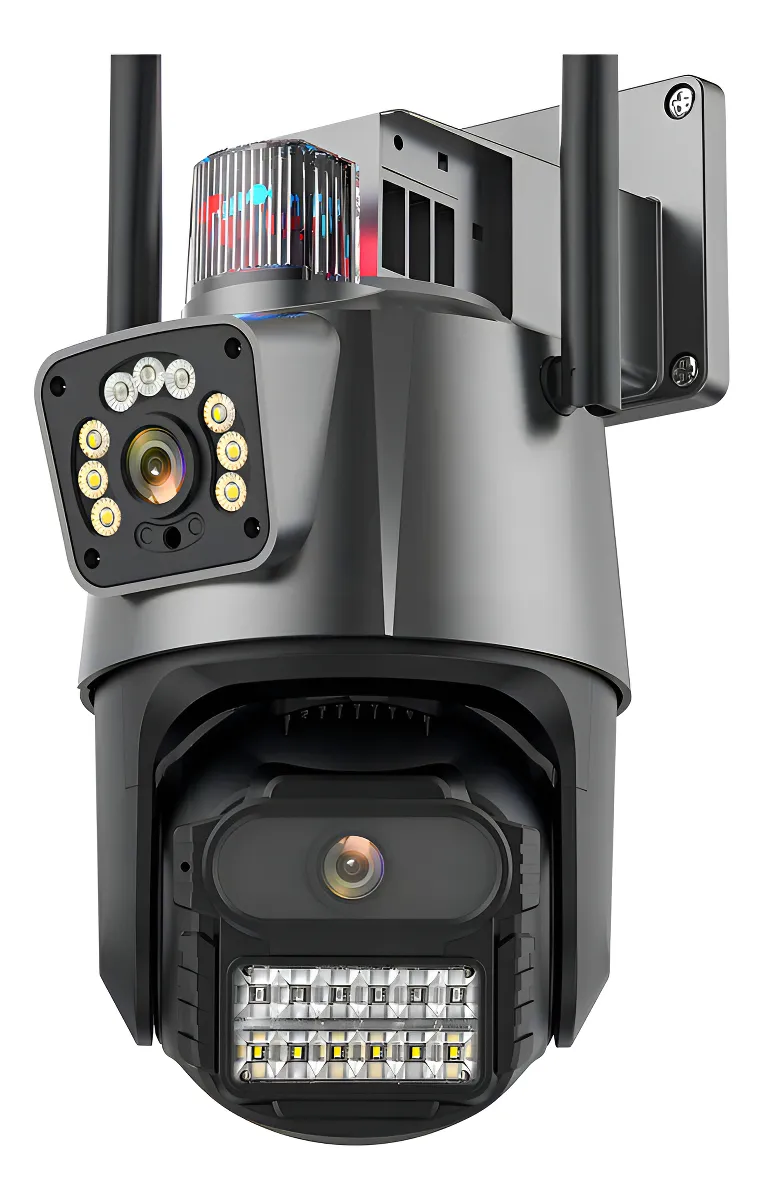 Câmera De Segurança Ip Wifi Jl Protec Ipsky2 Lente Dupla 6mp