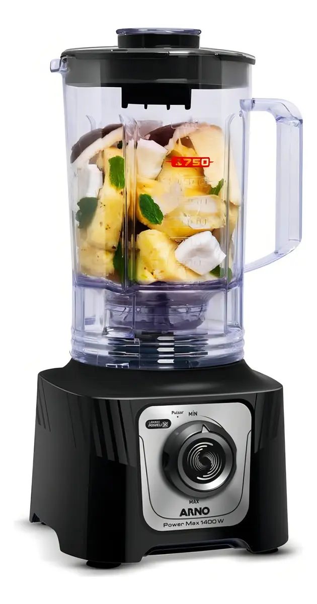 Liquidificador Arno Powermax 1400W Comfort Control LN65 preto