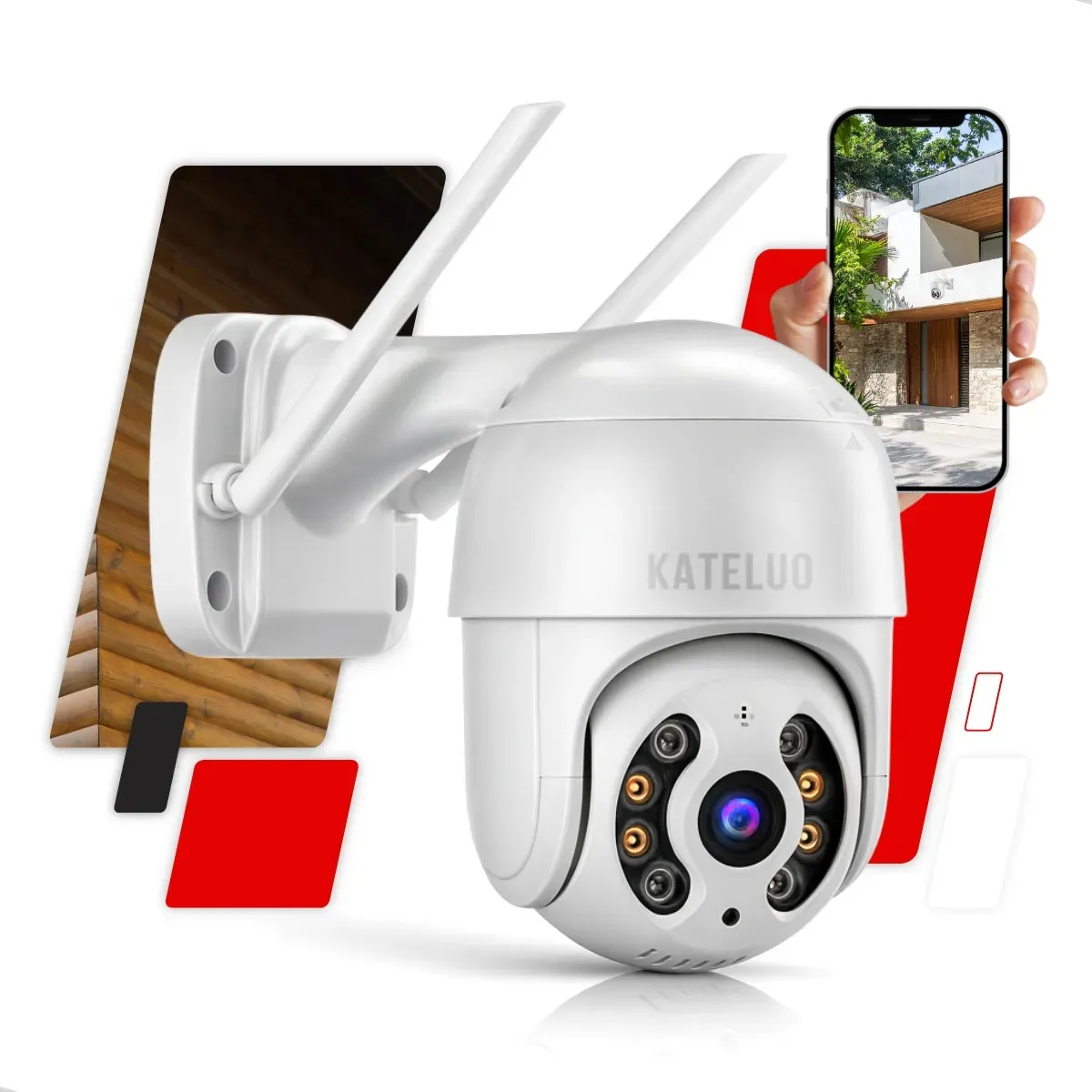 Câmera De Segurança Wifi Yoosee Externa Mini Dome Full Hd
