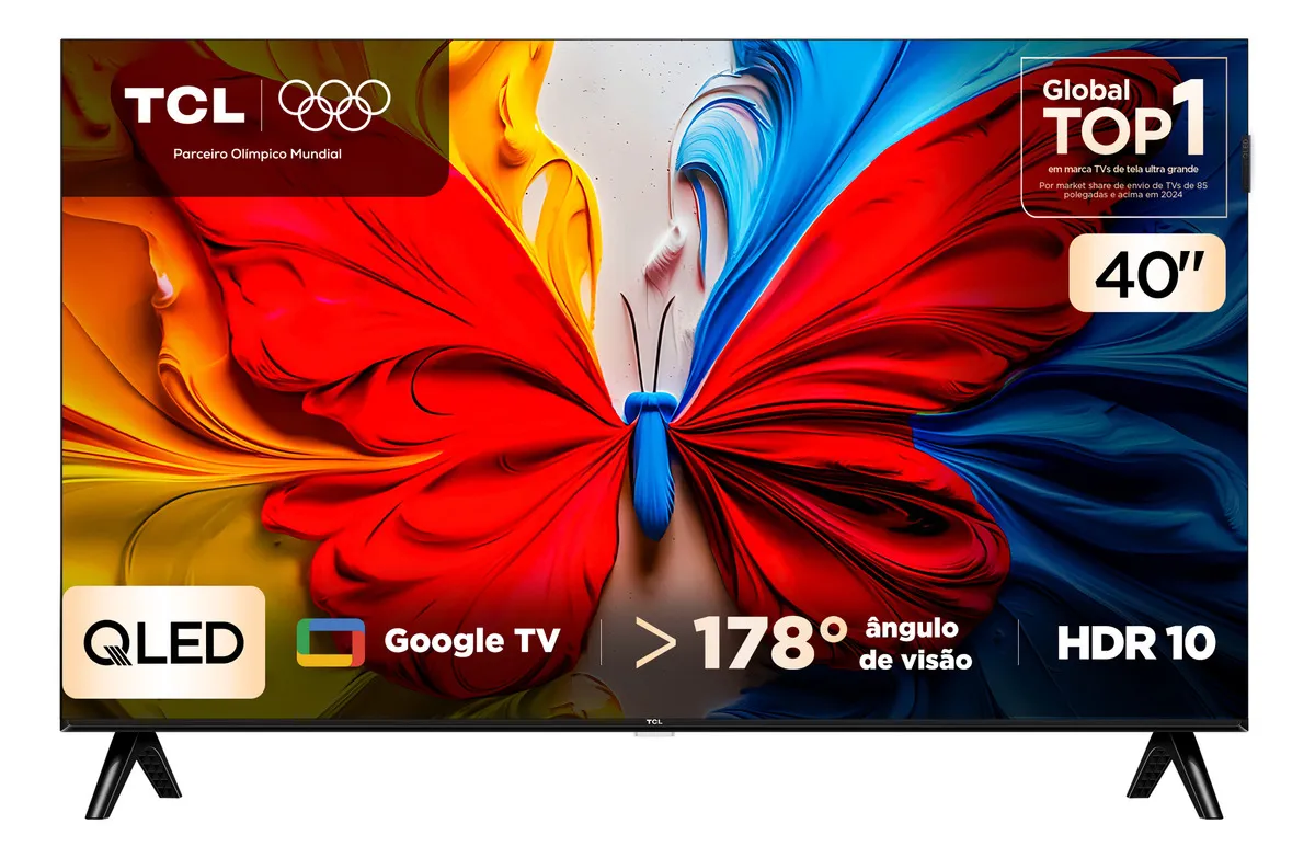 Smart TV TCL 40 Polegadas Full HD QLED