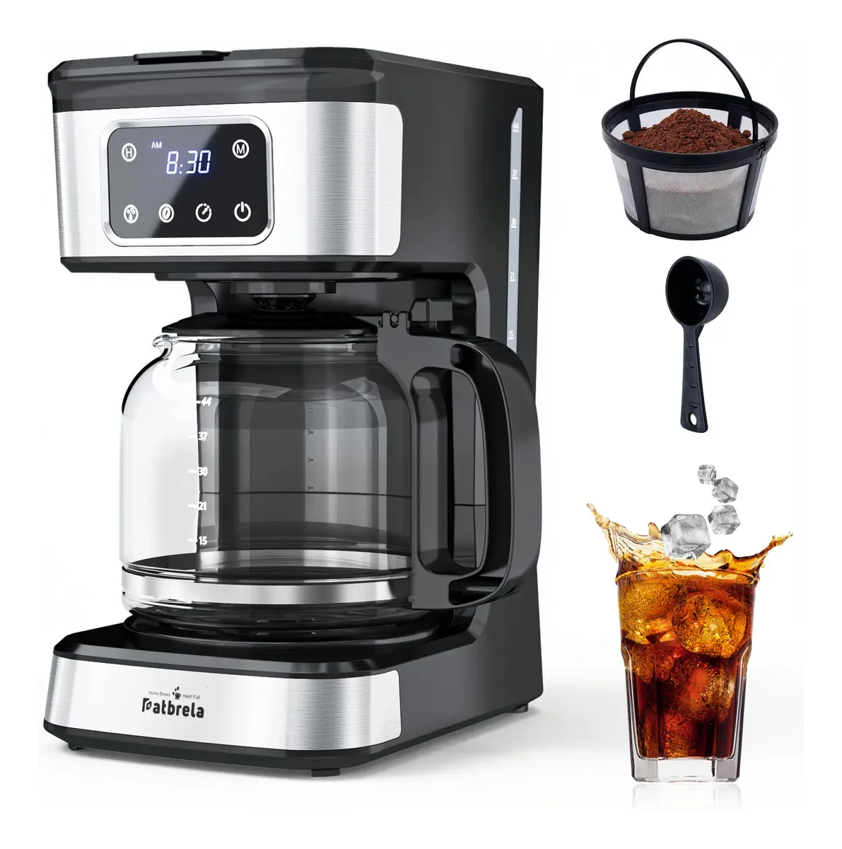 Cafeteira Elétrica Digital Com Painel Touch 950w 127v