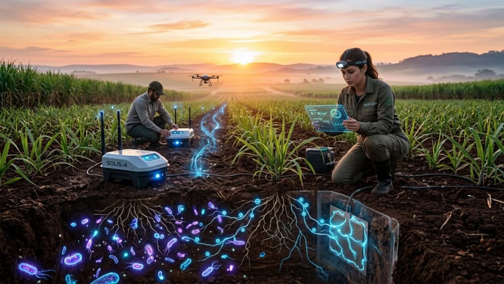 Cientistas dos Estados Unidos desenvolveram uma célula de combustível apta a gerar energia por meio de micróbios existentes no solo e tal progresso possibilitaria suprir sensores agrícolas e ambientais fora dos métodos convencionais
