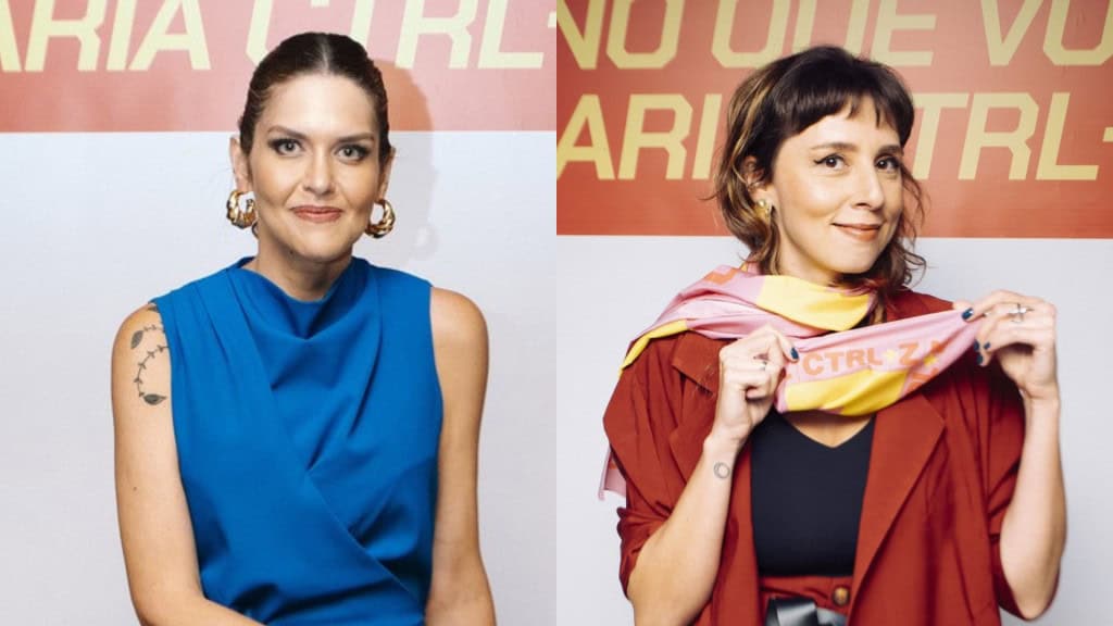 Montagem com fotos de Daniela da Silva e Tatiana Dias, criadoras da ONG Ctrl+Z