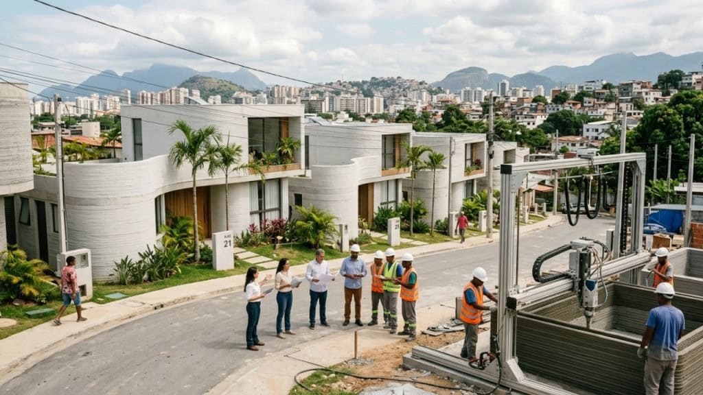 A impressora 3D que constrói casas em 24 horas está encerrando 5 mil anos de história da construção civil, e já chegou ao Brasil