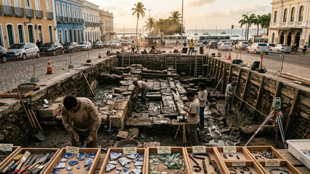 As obras pararam tudo, e o que encontraram vai te surpreender