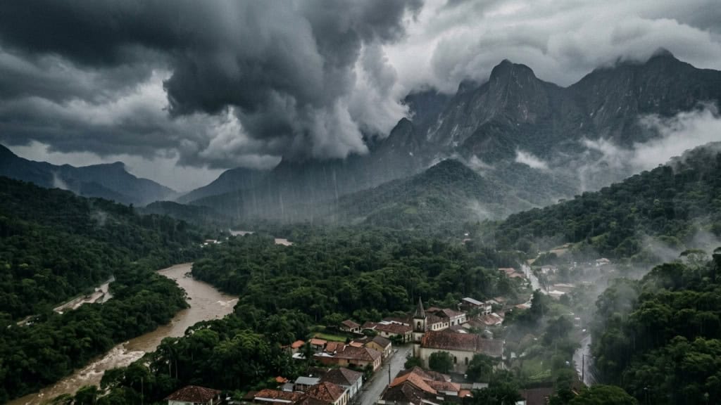 A cidade brasileira onde chove mais do que em qualquer outro lugar do país , e os moradores vivem como se isso fosse completamente normal