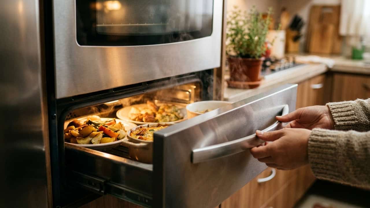 Para que serve aquela gaveta que fica embaixo do forno no fogão?