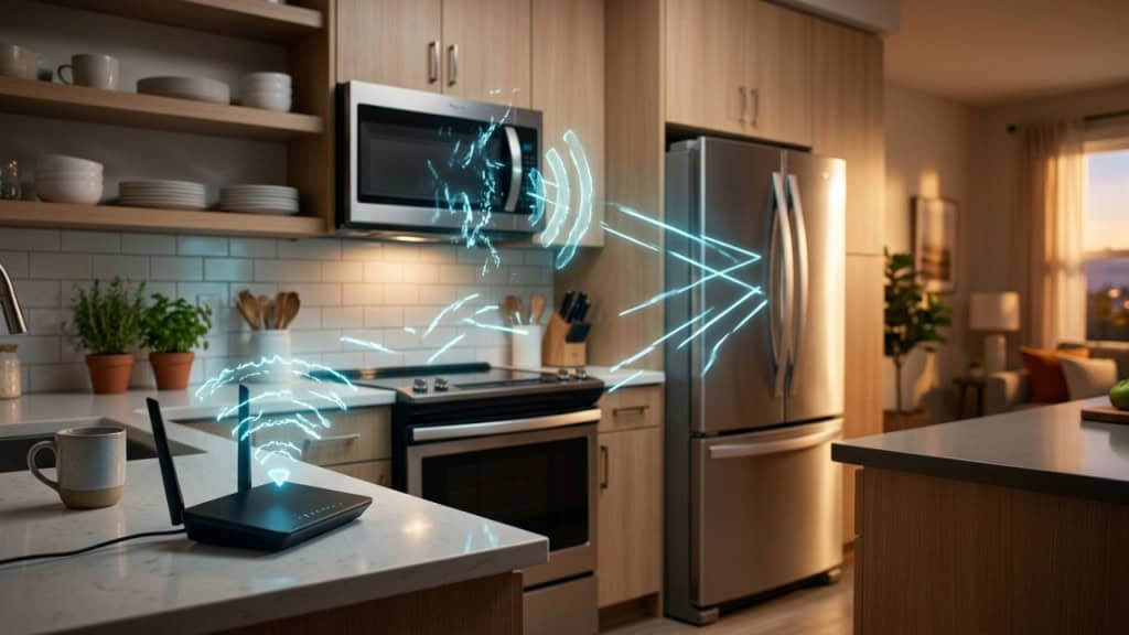 Por que o Wi-Fi cai perto da cozinha, e como resolver de graça