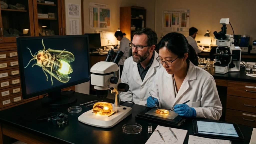Um fóssil em âmbar de 99 milhões de anos comprova que os vaga-lumes já piscavam enquanto os dinossauros caçavam em Myanmar