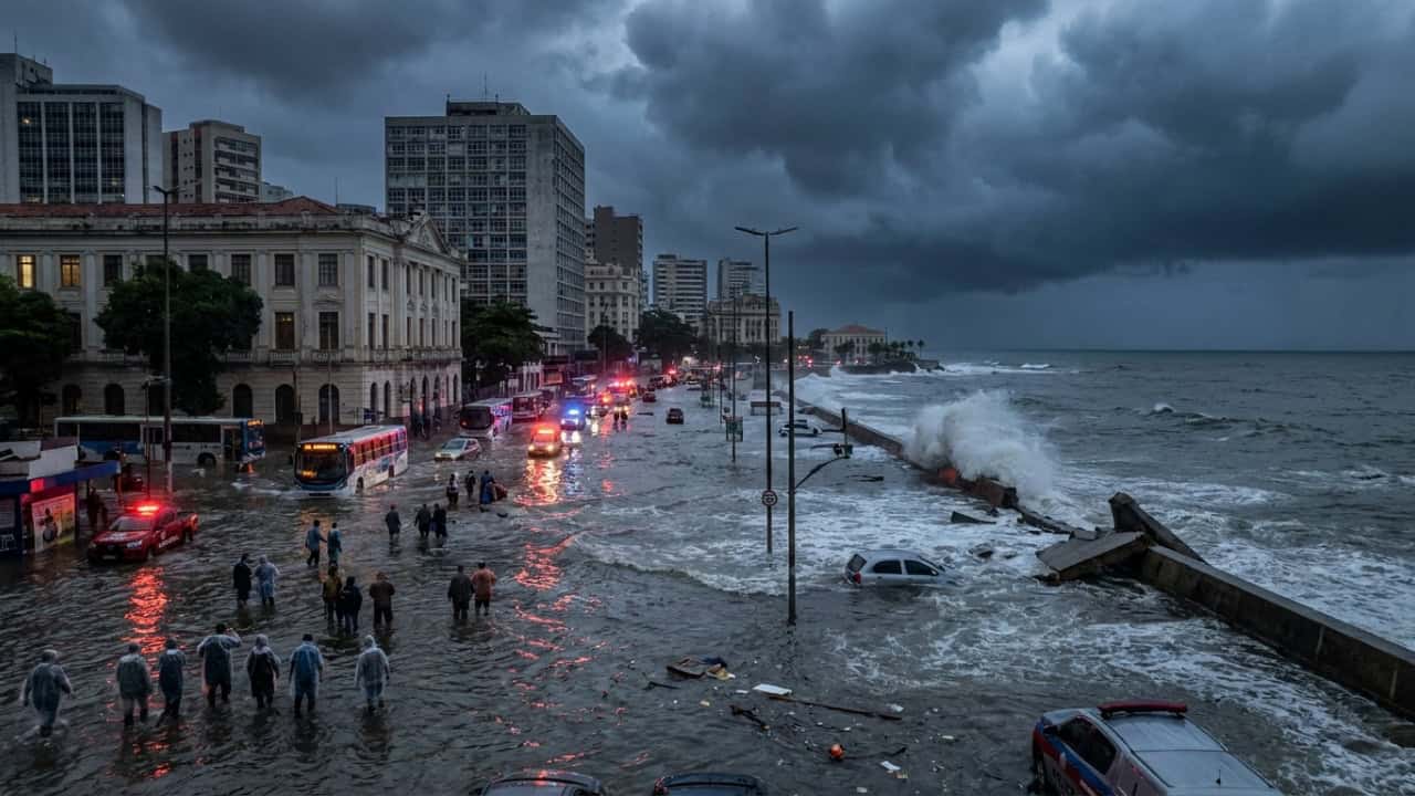 Enquanto debatemos o asfalto da rua, cidades costeiras brasileiras já têm data para ficar debaixo d’água