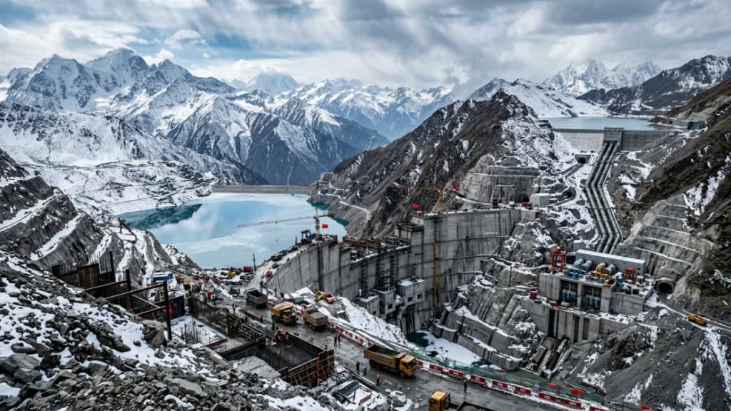 China está construindo uma bateria de água gigante no topo do mundo capaz de abastecer milhões de casas