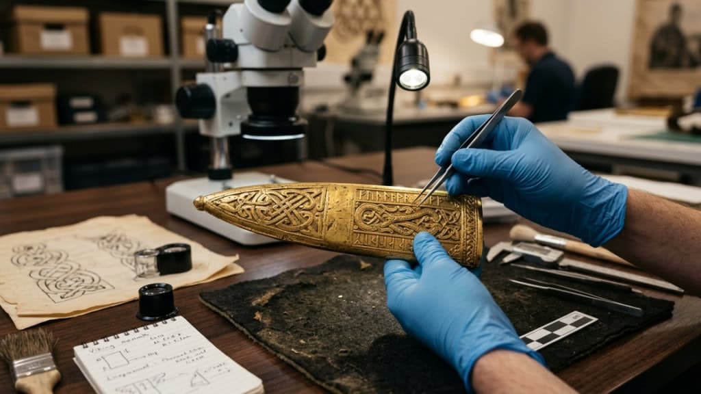 Uma caminhada comum na floresta terminou com a descoberta de um tesouro de ouro com mais de mil anos