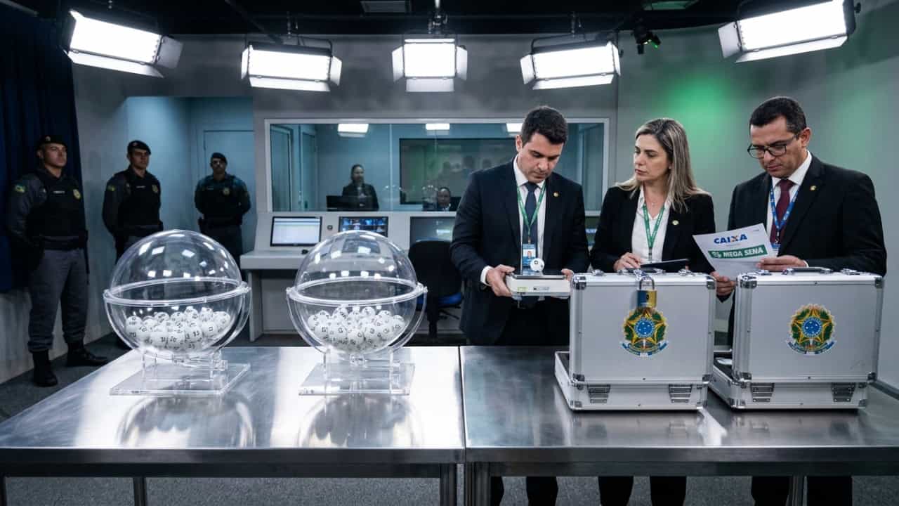O sistema de segurança avançado que garante que os sorteios da Mega-Sena sejam