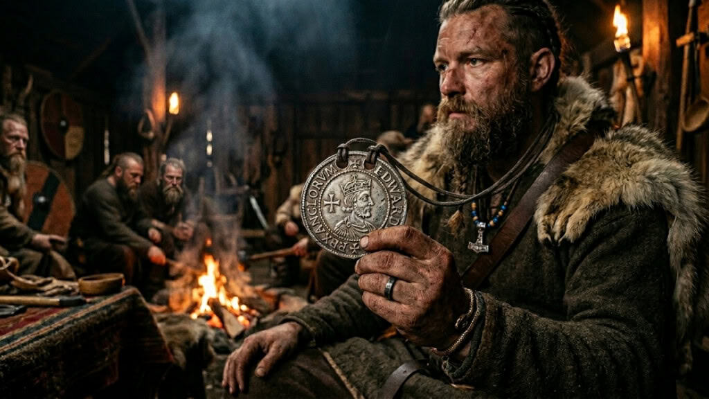 Encontram na Dinamarca duas moedas de mil anos atrás que um rei inglês fez para se defender dos vikings e que terminaram penduradas no pescoço dos invasores