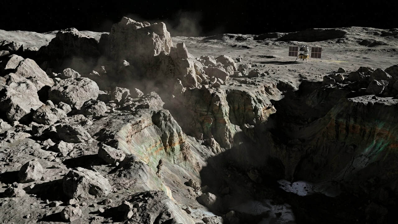 A maior cratera lunar dispersou fragmentos do manto por mais de 600 quilômetros, e a missão Artemis pode realizar um pouso exatamente sobre essa região