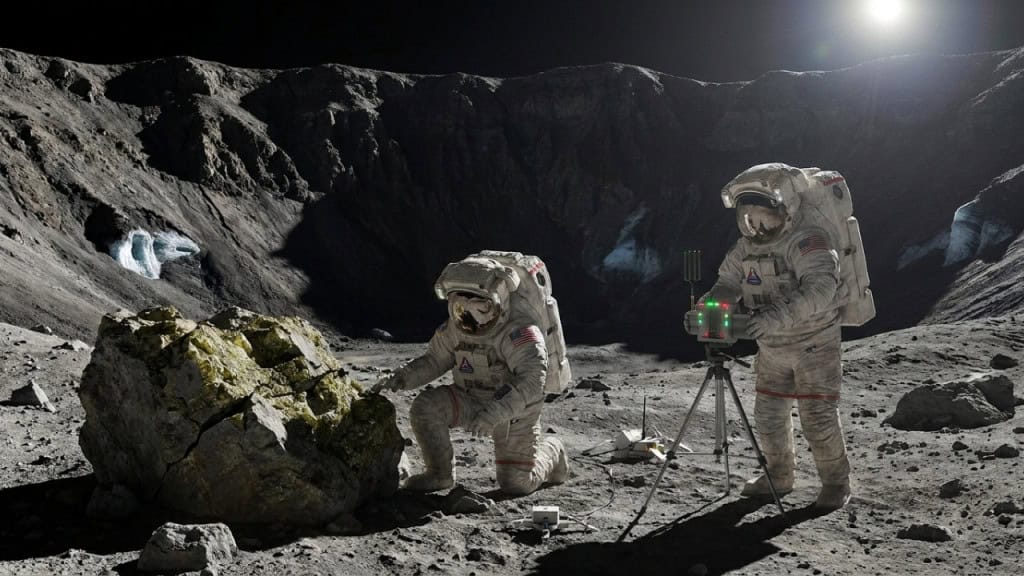 A maior cratera lunar dispersou fragmentos do manto por mais de 600 quilômetros, e a missão Artemis pode realizar um pouso exatamente sobre essa região